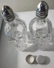 Usado, Garrafas de vodca Crystal Head 50 ml sal e pimenta shakers com tampas originais  comprar usado  Enviando para Brazil