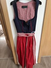 Dirndl rot blau gebraucht kaufen  Taufkirchen