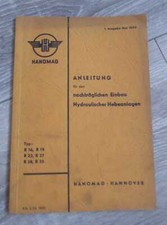 Hanomag schlepper hydraulische gebraucht kaufen  Recke