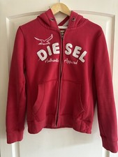Diesel hoodie red for sale  BEACONSFIELD