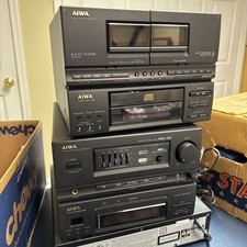 Sistema de CD e cassete estéreo aiwa 1991 RX-N5U comprar usado  Enviando para Brazil