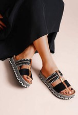 Sandales éden noir d'occasion  Ploeren
