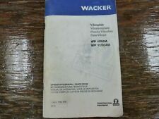 Wacker wp1550a wp1550aw for sale  Fairfield
