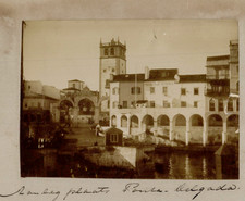Portugal, Azores, Ponta Delgada, Tirage vintage, ca.1890 Portugal, Azores, Ponta, usado comprar usado  Enviando para Brazil