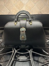 Bolsa médica de couro preta por Professional Case Inc. S-25214 F-20 com chave comprar usado  Enviando para Brazil