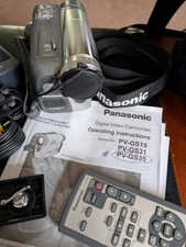 Câmera Filmadora Panasonic MultiCam PV-GS35 Mini DV com Controle Remoto, Carregador, Livreto e Estojo. comprar usado  Enviando para Brazil