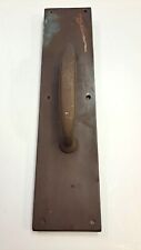 Puxador de porta industrial antigo vintage latão maciço 15" x 3 1/2" comprar usado  Enviando para Brazil