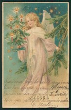Cartolina angelo natale usato  Gambolo