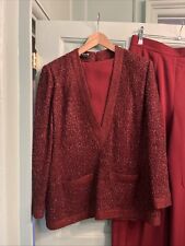 Women burgundy evening for sale  LONDON