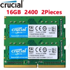Crucial DDR4 32GB KIT 2 x 16GB 2400 MHz PC4-19200 SODIMM 260 pinos memória para laptop comprar usado  Enviando para Brazil