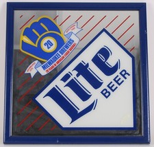 Usado, 1989 Milwaukee Brewers 20º Aniversário Miller Light 18,5x 18,5 Tela Espelho comprar usado  Enviando para Brazil