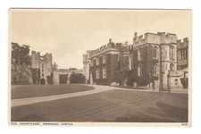 Cartão postal vintage não usado AF23 The Courtyard Warwick Castle Warwick Inglaterra comprar usado  Enviando para Brazil