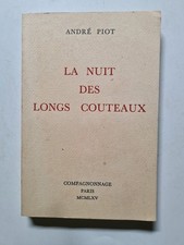 La Nuit Des Shaggy Messer - 1965 André Piot Guter Zustand na sprzedaż  Wysyłka do Poland