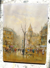 Vecchio dipinto paesaggio usato  Cremona