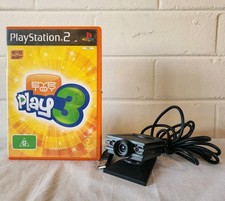 Lote de 3 videogames PS2 EyeToy USB + EyeToy Play Sony Playstation 2 PAL comprar usado  Enviando para Brazil