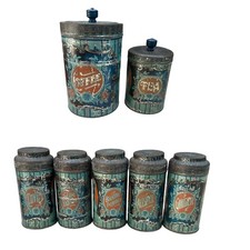 Antique tin canister for sale  Wauseon