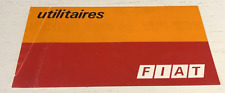 Brochure fiat utilitaires d'occasion  Quarré-les-Tombes