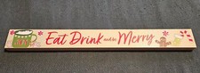 Wooden christmas decorative for sale  Wellington