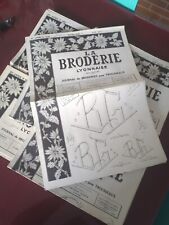 Lot broderie lyonnaise d'occasion  Athis-Mons