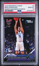 REED SHEPPARD 2023 BOWMAN U NOW MARCH MADNESS PURPLE ROOKIE RC/25 PSA 10 GEM comprar usado  Enviando para Brazil