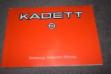 Betriebsanleitung Bedienungsanleitung Opel Kadett D 12ST - 18E / 16D unbenutzt comprar usado  Enviando para Brazil
