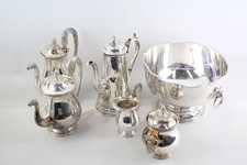 Silver plate tea for sale  LEEDS