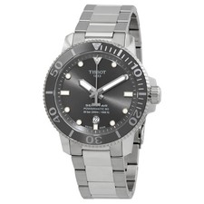 Relógio masculino Tissot Seastar automático mostrador cinza T120.407.11.081.01 comprar usado  Enviando para Brazil