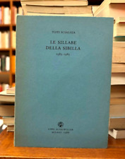 Toti scialoja sillabe usato  Firenze