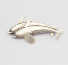 Two dolphins sterling for sale  Scranton