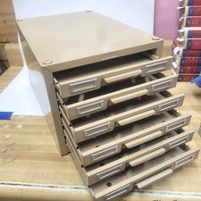 Armário de 6 gavetas vintage Cole aço empilhável 16 x 10 1/2 X 9 1/4" industrial  comprar usado Armário de 6 gavetas vintage Cole aço empilhável 16 x 10 1/2 X 9 1/4" industrial  comprar usado  Enviando para Brazil