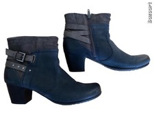 Dunkelblau graue stiefeletten gebraucht kaufen  Schlier