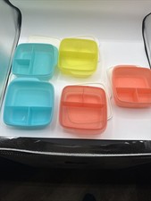 Usado, Tupperware 550 mL número 7503B – três recipientes de almoço conjunto de cinco comprar usado  Enviando para Brazil