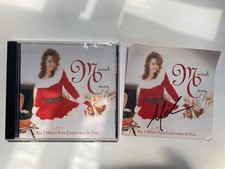 CD autografado assinado por Mariah Carey lacrado All I Want For Christmas Is You Pop comprar usado  Enviando para Brazil