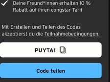 Congstar freundeskreis code gebraucht kaufen  Schloß Holte-Stukenbrock