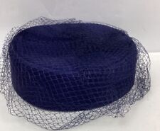 pillbox hat blue for sale  PAIGNTON