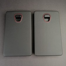 Usado, CAPAS DE CAIXA DE FUSÍVEIS DE COSTURA PORSCHE 911 991 991.2 718 981 CXX COURO PRETO E VERMELHO comprar usado  Enviando para Brazil