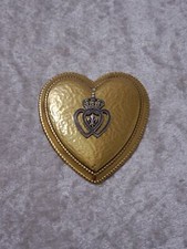 Metall brosche herzen gebraucht kaufen  Halbe