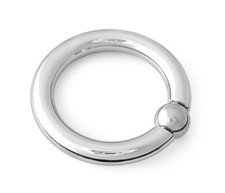 Anel de contas cativas de aço cirúrgico 316L CBR 6g calibre 6 comprar usado  Enviando para Brazil