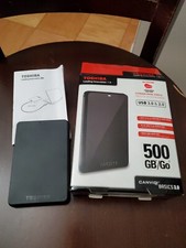 Disco rígido externo Toshiba 500 GB Canvio preto 3.0 USB comprar usado  Enviando para Brazil
