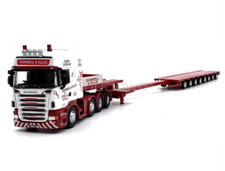 Caminhão reboque de carga Scania R580 multieixo escala 1:76 modelo carro de metal fundido comprar usado  Enviando para Brazil