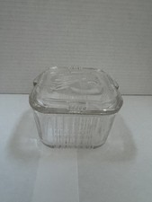 Antigo retrô. Recipiente de armazenamento de vidro para geladeira comprar usado  Enviando para Brazil