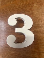 Hausnummer hausnummernschild 3 gebraucht kaufen  Halle