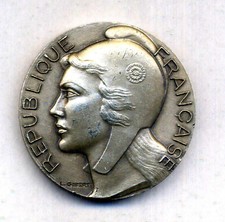 Médaille argent république d'occasion  Meulan en Yvelines