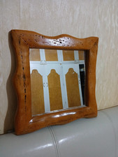 Rustic wooden mirror for sale  ENFIELD