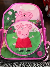 Conjunto de mochila e lancheira Peppa Pig, usado comprar usado  Enviando para Brazil