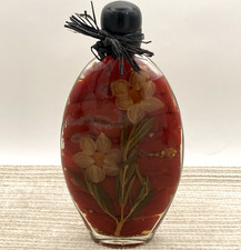 Garrafa de vidro decorativa com infusão de vinagre pimentão vermelho dupla face flor cozinha comprar usado  Enviando para Brazil