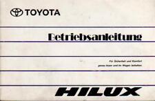 TOYOTA HILUX Betriebsanleitung 1997 Bedienungsanleitung Handbuch Bordbuch BA comprar usado  Enviando para Brazil