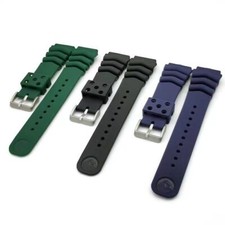 Pulseira de relógio 18mm 20mm 22mm para borracha Seiko mergulhador ventilação SKX007 6309 Z22 comprar usado  Enviando para Brazil