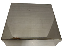 Chrome silver square for sale  La Porte