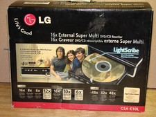 Usado, LG 16X Super Multi Disco Externo Gravador de DVD/CD RAM GSA-E10L Caixa Aberta comprar usado  Enviando para Brazil